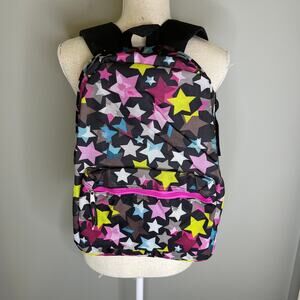 City Streets Stars Design Kids Double Pocket Backpack, NWOT